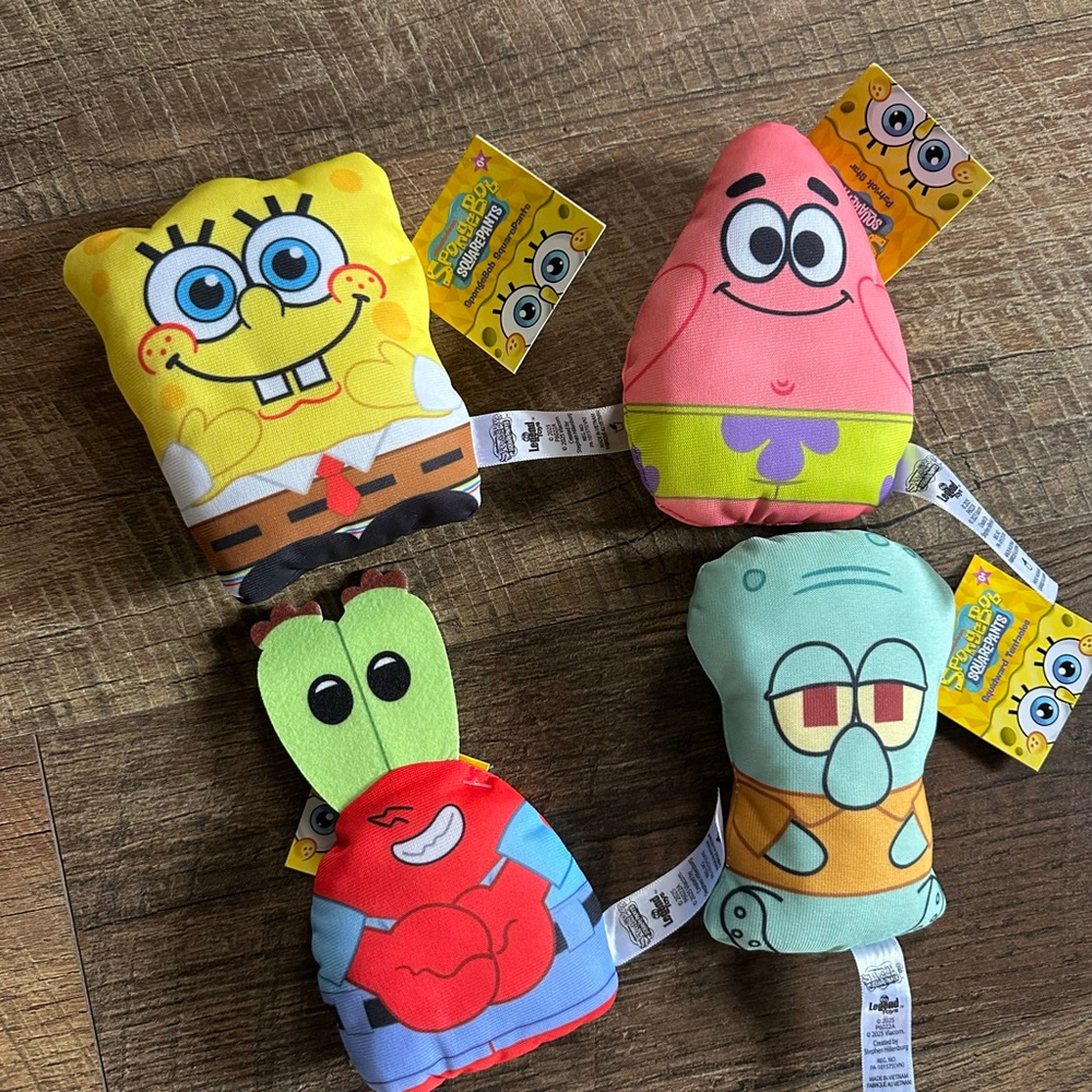 Nickelodeon Spongebob Squarepants Stuffed Animals Baby Set 4